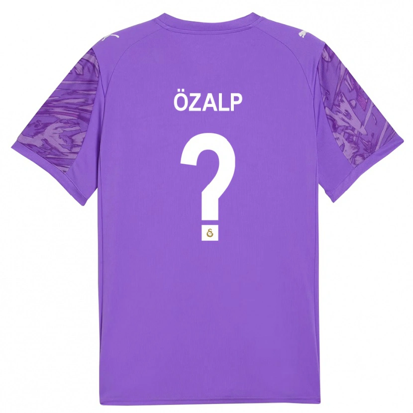 Danxen Hombre Camiseta Hamza Özalp #0 Blanco Morado Portero Equipación 2025/26 La Camisa México