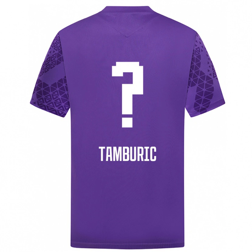 Danxen Hombre Camiseta Vukasin Tamburic #0 Blanco Índigo Portero Equipación 2025/26 La Camisa México