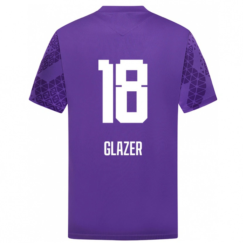 Danxen Hombre Camiseta Omri Glazer #18 Blanco Índigo Portero Equipación 2025/26 La Camisa México