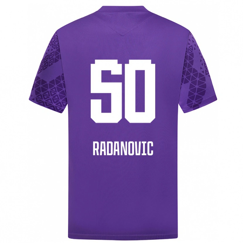 Danxen Hombre Camiseta Savo Radanovic #50 Blanco Índigo Portero Equipación 2025/26 La Camisa México