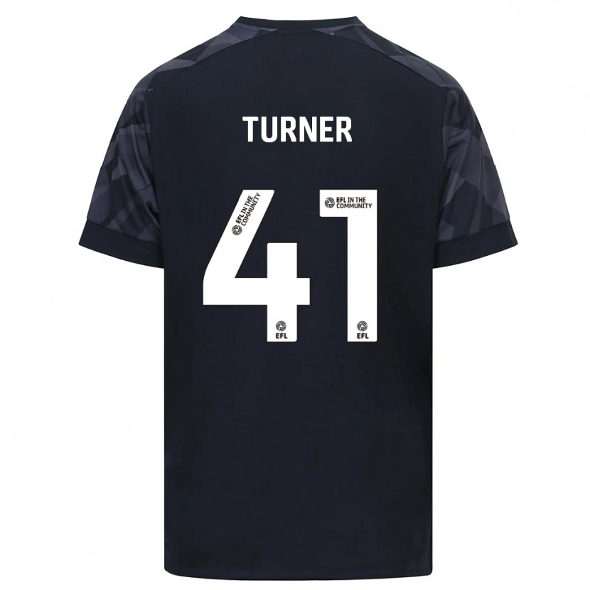 Danxen Mujer Camiseta Matthew Turner #41 Blanco Negro Portero Equipación 2025/26 La Camisa México