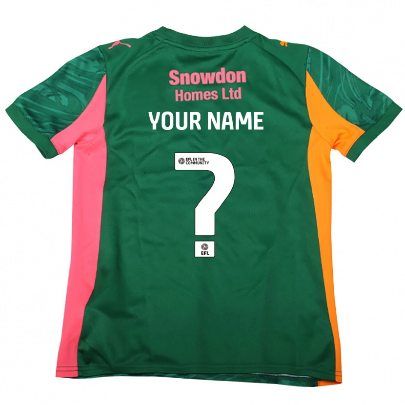 Danxen Mujer Camiseta Northampton Town Verde Rosa Oscuro Portero Equipación 2025/26 La Camisa México