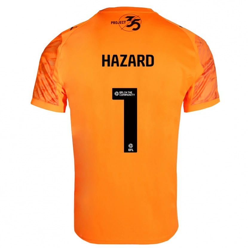 Danxen Mujer Camiseta Conor Hazard #1 Negro Naranja Portero Equipación 2025/26 La Camisa México
