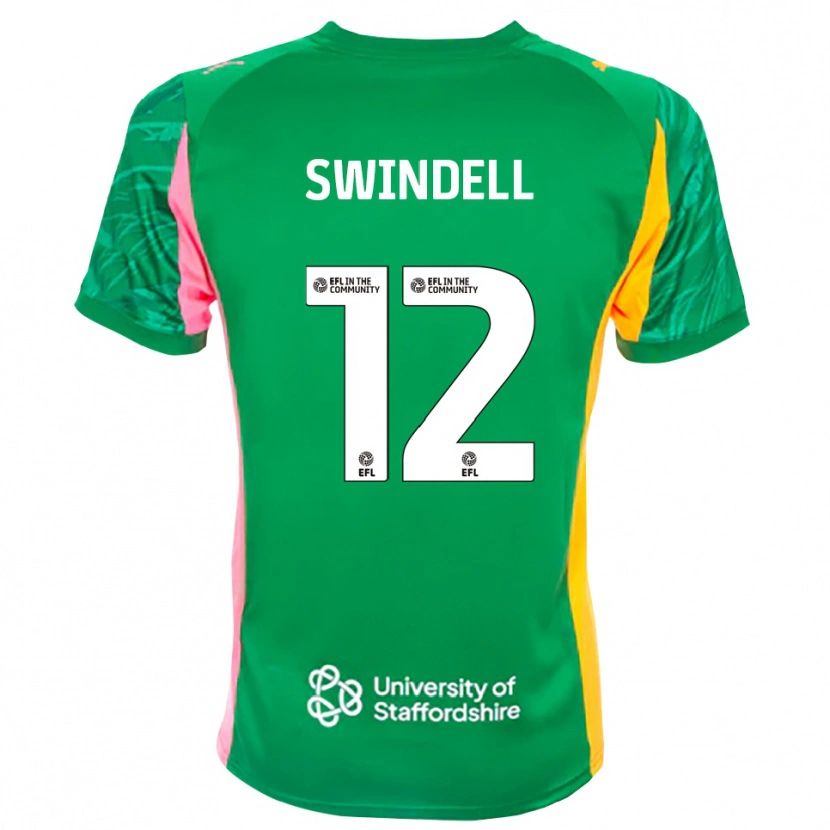 Danxen Mujer Camiseta Chloe Swindell #12 Verde Rosa Naranja Portero Equipación 2025/26 La Camisa México