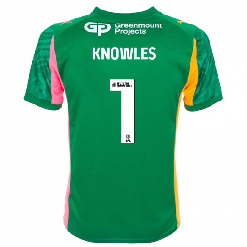 Danxen Mujer Camiseta Amelia Knowles #1 Verde Rosa Naranja Portero Equipación 2025/26 La Camisa México