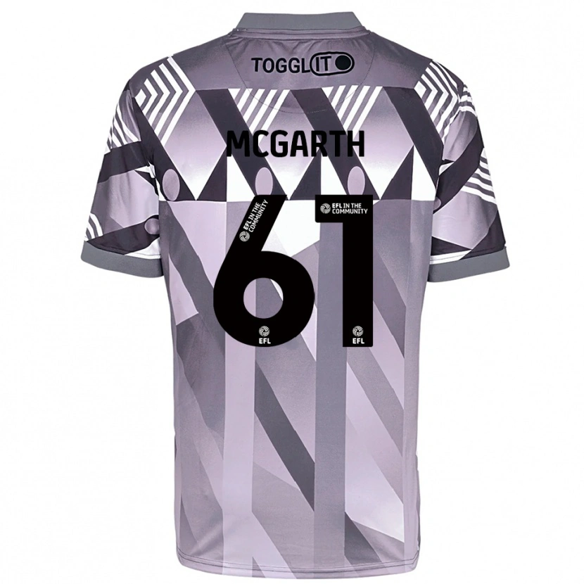 Danxen Mujer Camiseta Ethan McGarth #61 Negro Gris Claro Portero Equipación 2025/26 La Camisa México