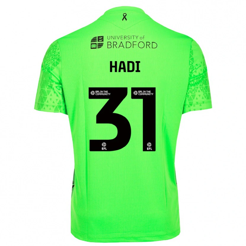 Danxen Mujer Camiseta Zac Hadi #31 Verde Primavera Portero Equipación 2025/26 La Camisa México