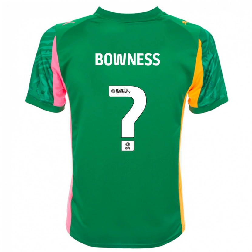 Danxen Mujer Camiseta Faye Bowness #0 Verde Rosa Blanco Portero Equipación 2025/26 La Camisa México