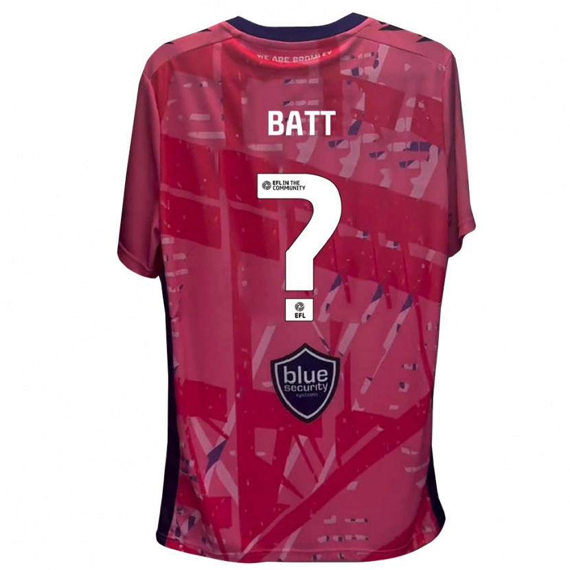 Danxen Mujer Camiseta James Batt #0 Blanco Rosa Portero Equipación 2025/26 La Camisa México