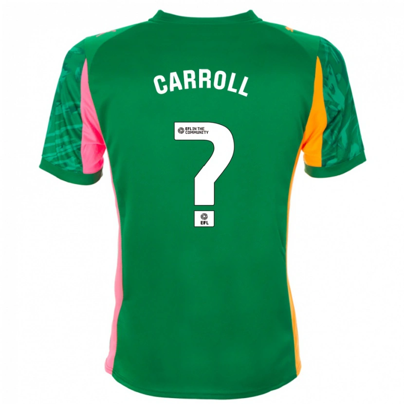Danxen Mujer Camiseta Rhianne Carroll #0 Verde Rosa Naranja Portero Equipación 2025/26 La Camisa México