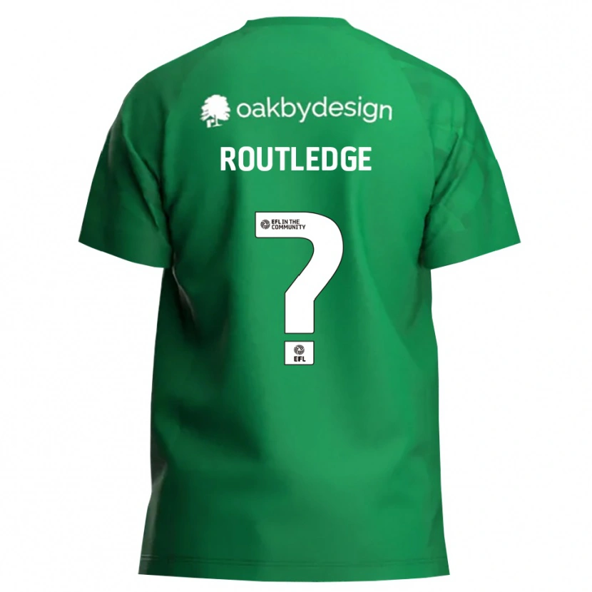 Danxen Mujer Camiseta Aimee Routledge #0 Verde Blanco Portero Equipación 2025/26 La Camisa México