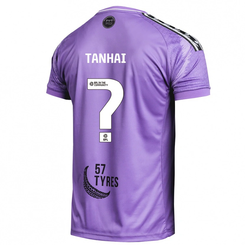 Danxen Mujer Camiseta Cassius Tanhai #0 Morado Claro Portero Equipación 2025/26 La Camisa México