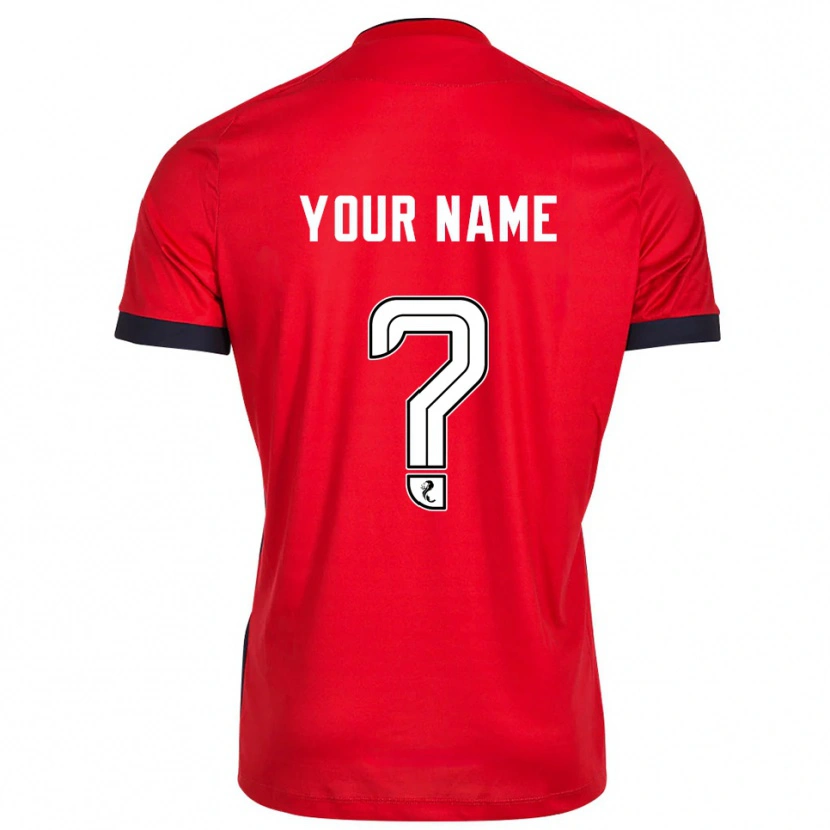 Danxen Mujer Camiseta Dundee FC Blanco Rojo Portero Equipación 2025/26 La Camisa México