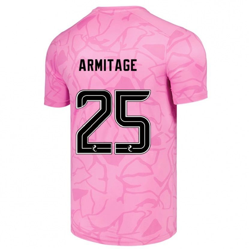 Danxen Mujer Camiseta Rowena Armitage #25 Negro Rosa Portero Equipación 2025/26 La Camisa México