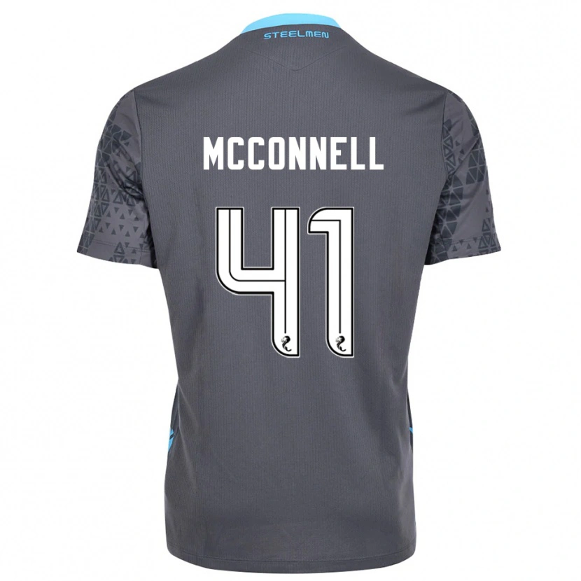 Danxen Mujer Camiseta Jack McConnell #41 Blanco Gris Portero Equipación 2025/26 La Camisa México