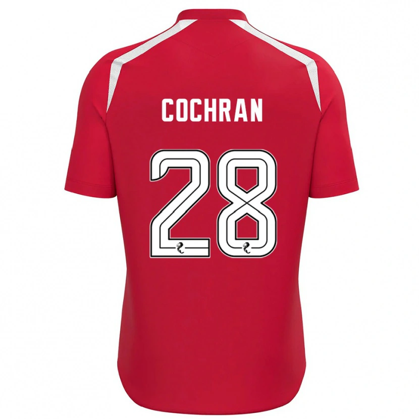 Danxen Mujer Camiseta Bobby Cochran #28 Blanco Rojo Portero Equipación 2025/26 La Camisa México