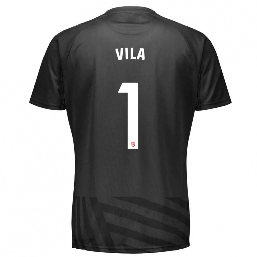 Danxen Mujer Camiseta Ramón Vila #1 Gris Negro Portero Equipación 2025/26 La Camisa México