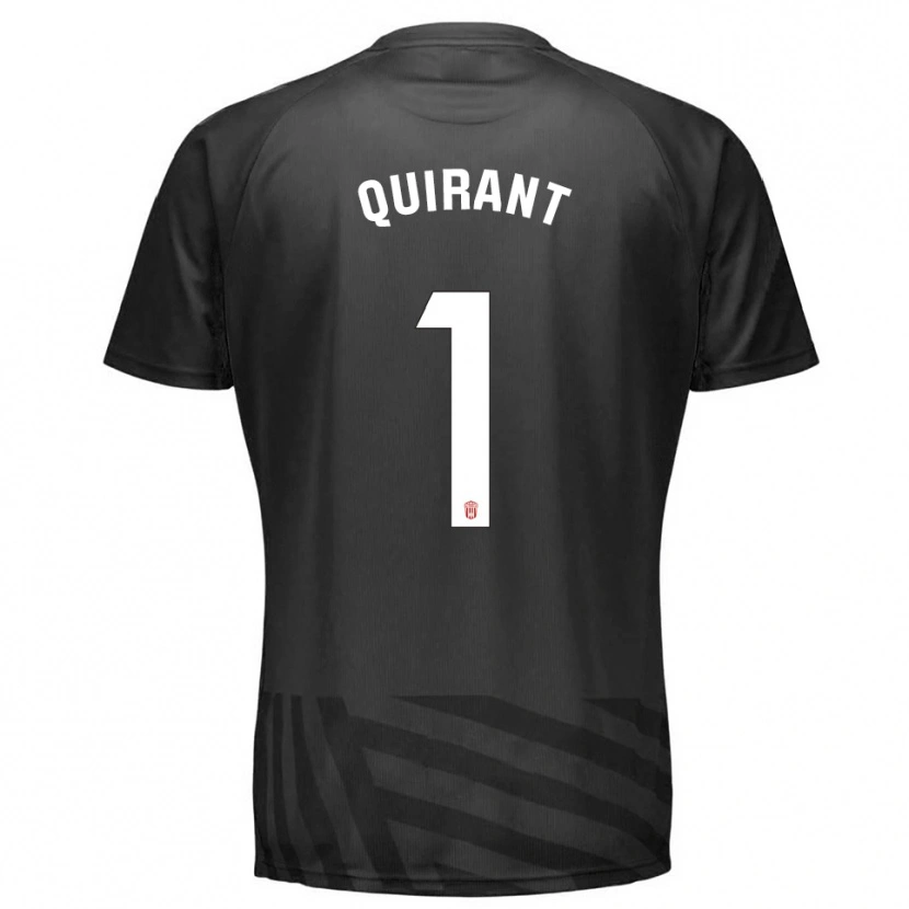 Danxen Mujer Camiseta Luismi Quirant #1 Gris Negro Portero Equipación 2025/26 La Camisa México