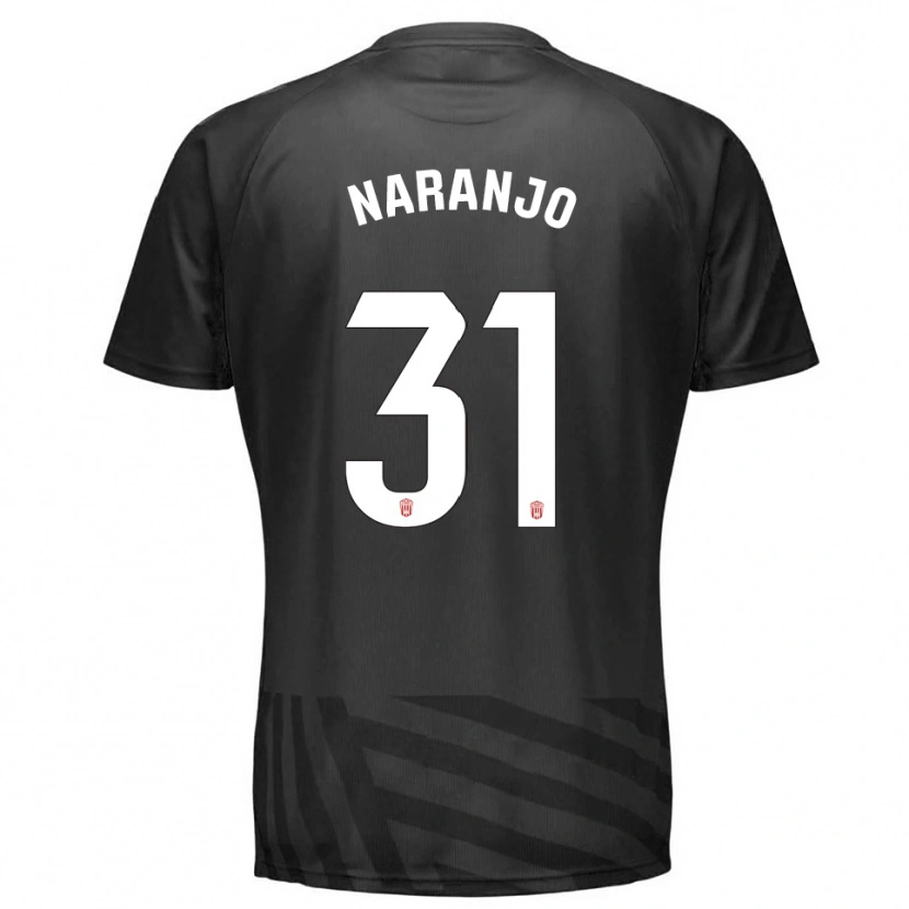 Danxen Mujer Camiseta David Naranjo #31 Gris Negro Portero Equipación 2025/26 La Camisa México