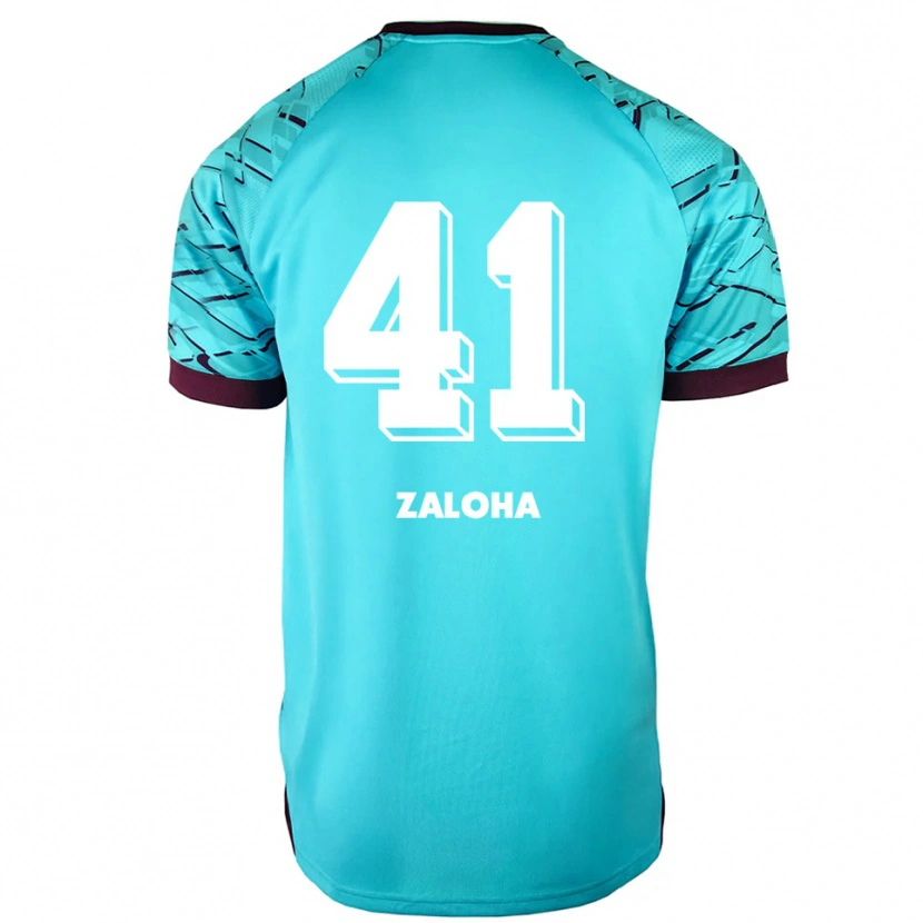 Danxen Mujer Camiseta Artem Zaloha #41 Azul Cielo Púrpura Portero Equipación 2025/26 La Camisa México