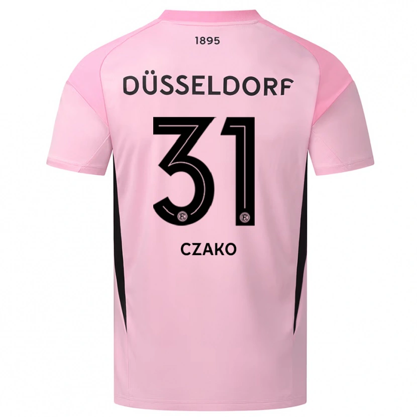 Danxen Mujer Camiseta Milán Czakó #31 Negro Rosa Portero Equipación 2025/26 La Camisa México