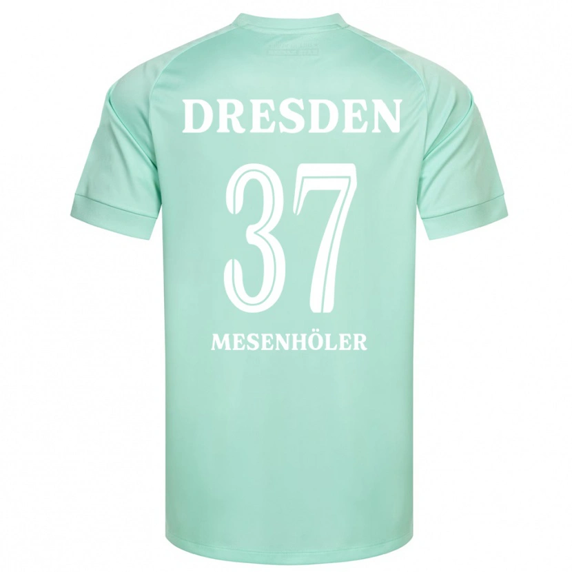 Danxen Mujer Camiseta Daniel Mesenhöler #37 Blanco Verde Claro Portero Equipación 2025/26 La Camisa México