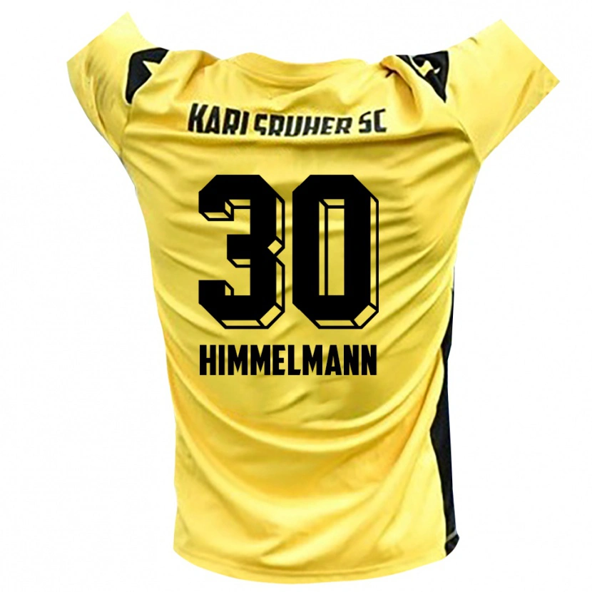Danxen Mujer Camiseta Robin Himmelmann #30 Negro Amarillo Portero Equipación 2025/26 La Camisa México