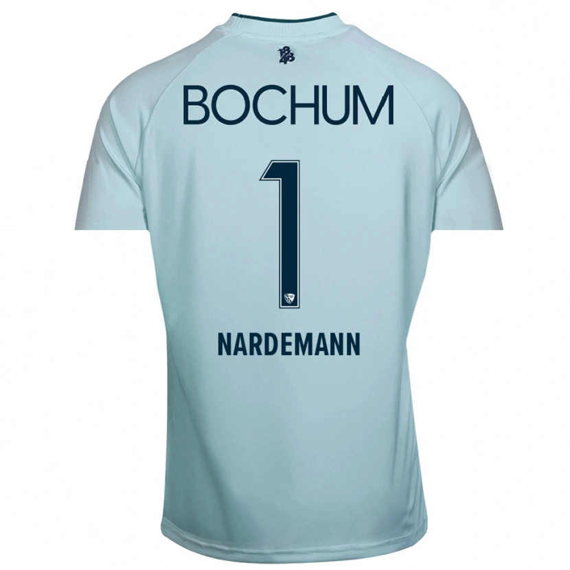 Danxen Mujer Camiseta Kari Närdemann #1 Cian-Azul Portero Equipación 2025/26 La Camisa México