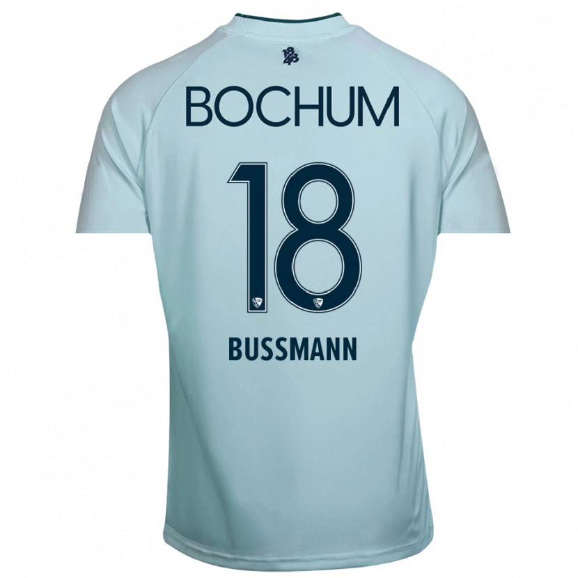 Danxen Mujer Camiseta Benjamin Bußmann #18 Cian-Azul Portero Equipación 2025/26 La Camisa México