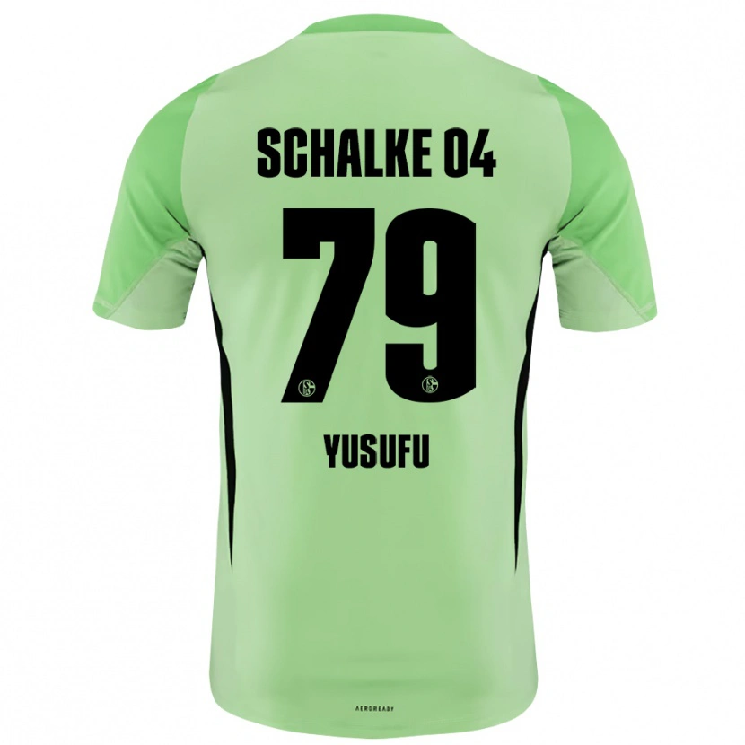 Danxen Mujer Camiseta Leonie Bendzulla #79 Negro Verde Claro Portero Equipación 2025/26 La Camisa México
