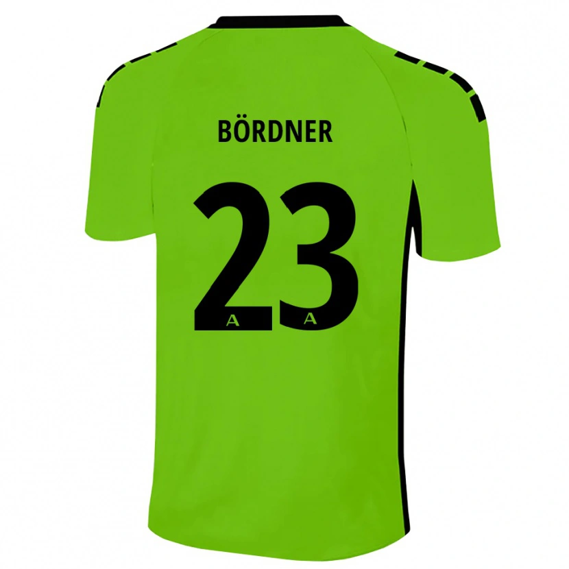 Danxen Mujer Camiseta Elias Bördner #23 Negro Verde Césped Portero Equipación 2025/26 La Camisa México
