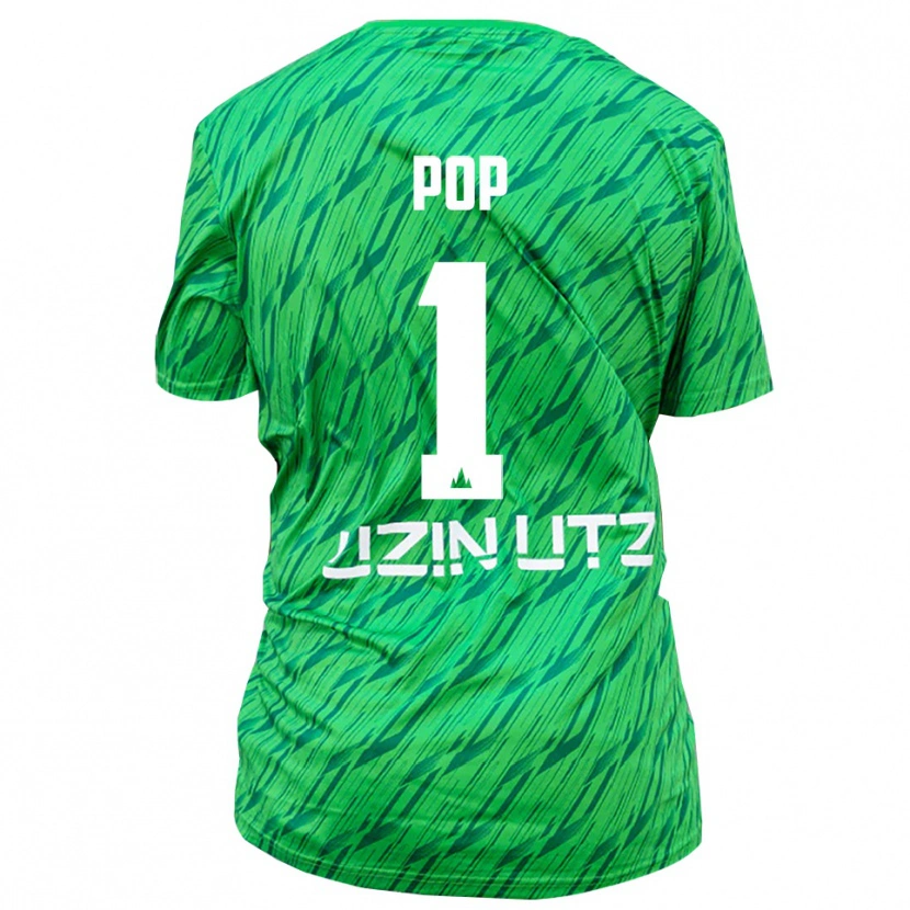 Danxen Mujer Camiseta Nico Pop #1 Verde Rojo Portero Equipación 2025/26 La Camisa México