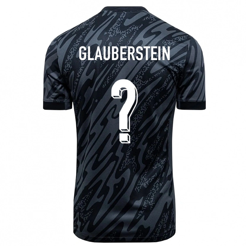 Danxen Mujer Camiseta Jonas Glauberstein #0 Negro Gris Portero Equipación 2025/26 La Camisa México