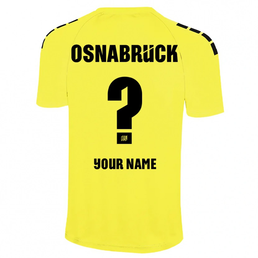 Danxen Mujer Camiseta VfL Osnabrück Negro Amarillo Portero Equipación 2025/26 La Camisa México