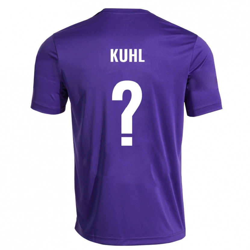 Danxen Mujer Camiseta Jasmin Kuhl #0 Blanco Púrpura Portero Equipación 2025/26 La Camisa México