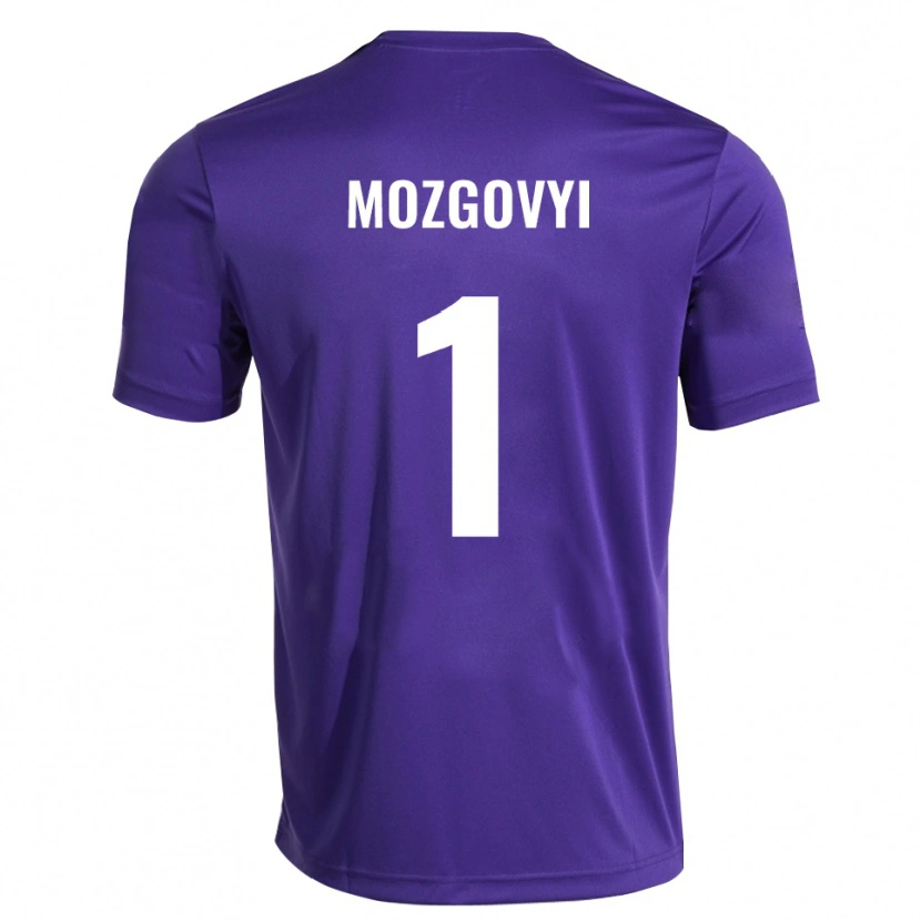 Danxen Mujer Camiseta Arseniy Mozgovyi #1 Blanco Púrpura Portero Equipación 2025/26 La Camisa México