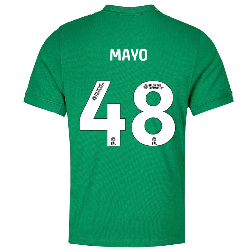 Danxen Mujer Camiseta Bradley Mayo #48 Verde Blanco Portero Equipación 2025/26 La Camisa México