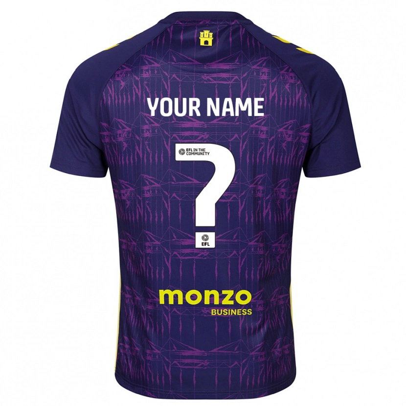 Danxen Mujer Camiseta Coventry City Morado Amarillo Portero Equipación 2025/26 La Camisa México