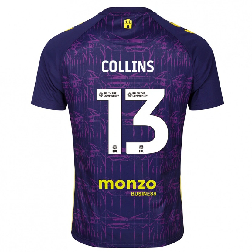 Danxen Mujer Camiseta Ben Wilson #13 Morado Amarillo Portero Equipación 2025/26 La Camisa México