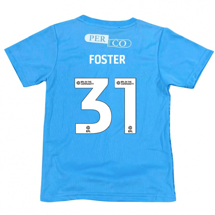 Danxen Mujer Camiseta Owen Foster #31 Azul Blanco Portero Equipación 2025/26 La Camisa México