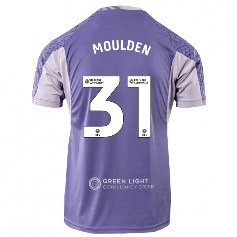 Danxen Mujer Camiseta Louie Moulden #31 Morado Claro Portero Equipación 2025/26 La Camisa México