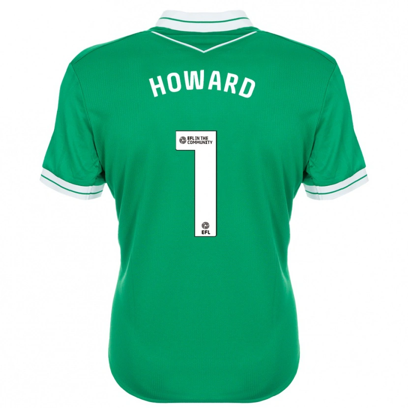 Danxen Mujer Camiseta Beth Howard #1 Verde Blanco Portero Equipación 2025/26 La Camisa México