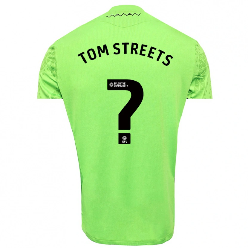 Danxen Mujer Camiseta Tom Streets #0 Negro Lima Portero Equipación 2025/26 La Camisa México