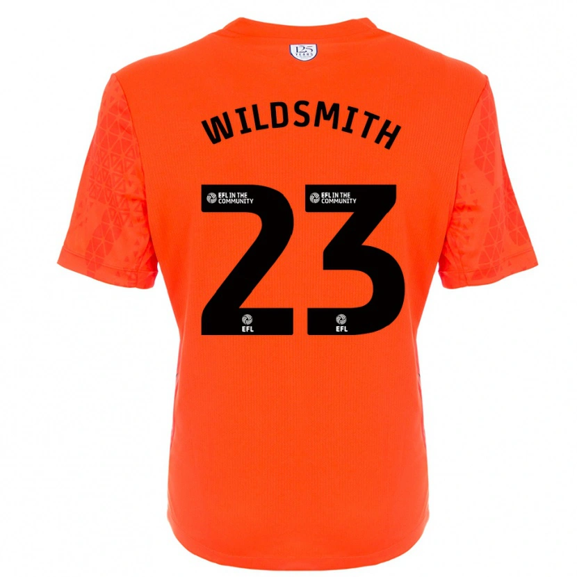 Danxen Mujer Camiseta Joe Wildsmith #23 Negro Naranja Portero Equipación 2025/26 La Camisa México