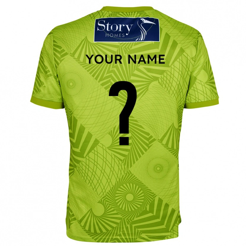 Danxen Mujer Camiseta Carlisle United Verde Amarillo Portero Equipación 2025/26 La Camisa México