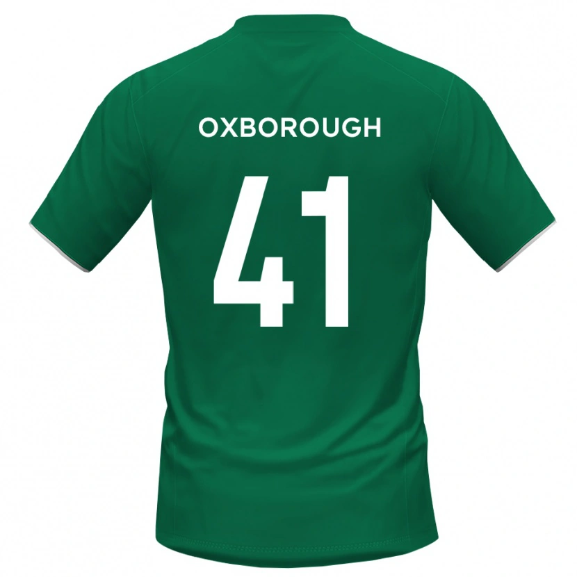 Danxen Mujer Camiseta Ewan Oxborough #41 Verde Blanco Portero Equipación 2025/26 La Camisa México