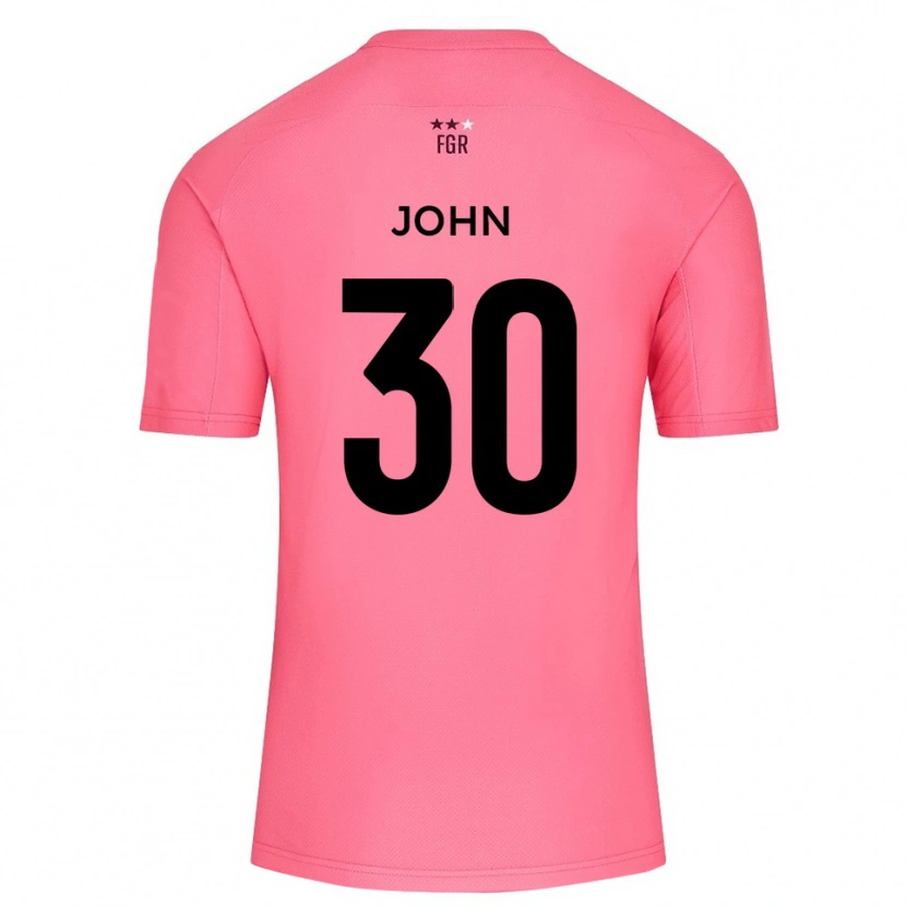 Danxen Mujer Camiseta Dylan John #30 Rosa Flor De Cerezo Portero Equipación 2025/26 La Camisa México