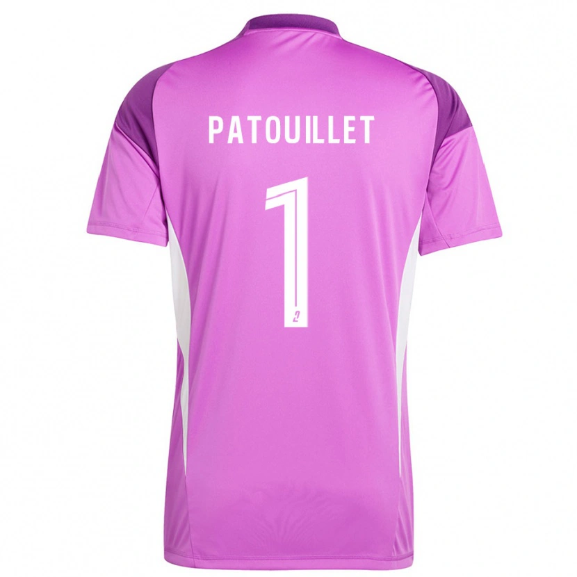 Danxen Mujer Camiseta Mathieu Patouillet #1 Lavanda Portero Equipación 2025/26 La Camisa México