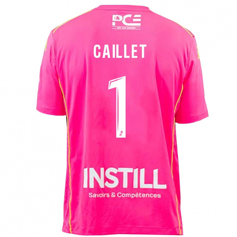 Danxen Mujer Camiseta Flavie Caillet #1 Magenta Portero Equipación 2025/26 La Camisa México