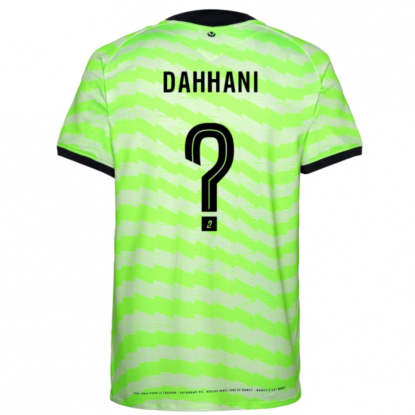 Danxen Mujer Camiseta Yness Dahhani #0 Verde Neón Portero Equipación 2025/26 La Camisa México